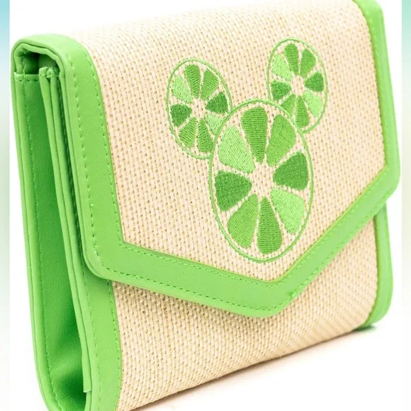Disney Lime Green Women's crossbody w/silver strap 🍋‍🟩🍋‍🟩🍋‍🟩🍋‍🟩 - Picture 3 of 5